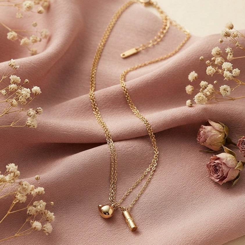 Gold Interchangeable Pendant Chain