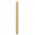 Gold & Black Crystal Alternating Tennis Bracelet