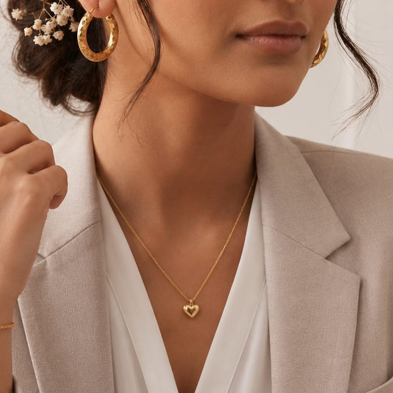 Gold Interchangeable Pendant Chain